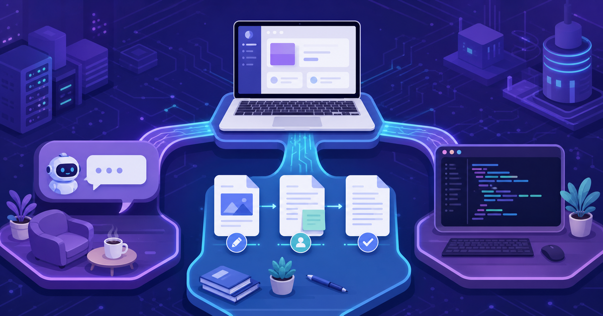 ChatGPTのChat・Work・Codexの役割を3つの経路で表したイメージ