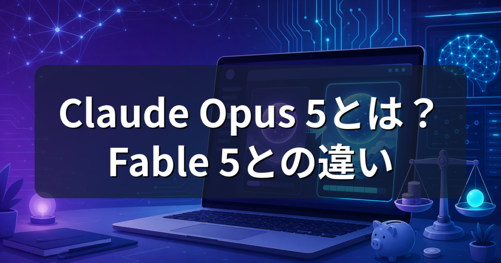 Claude Opus 5とは？Fable 5との違いと料金を初心者向けに解説