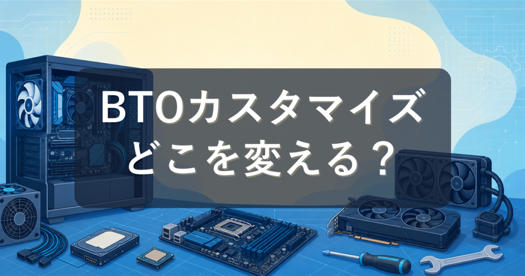 ドスパラのカスタマイズはどこを変えるべき？おすすめ箇所と不要な箇所を解説