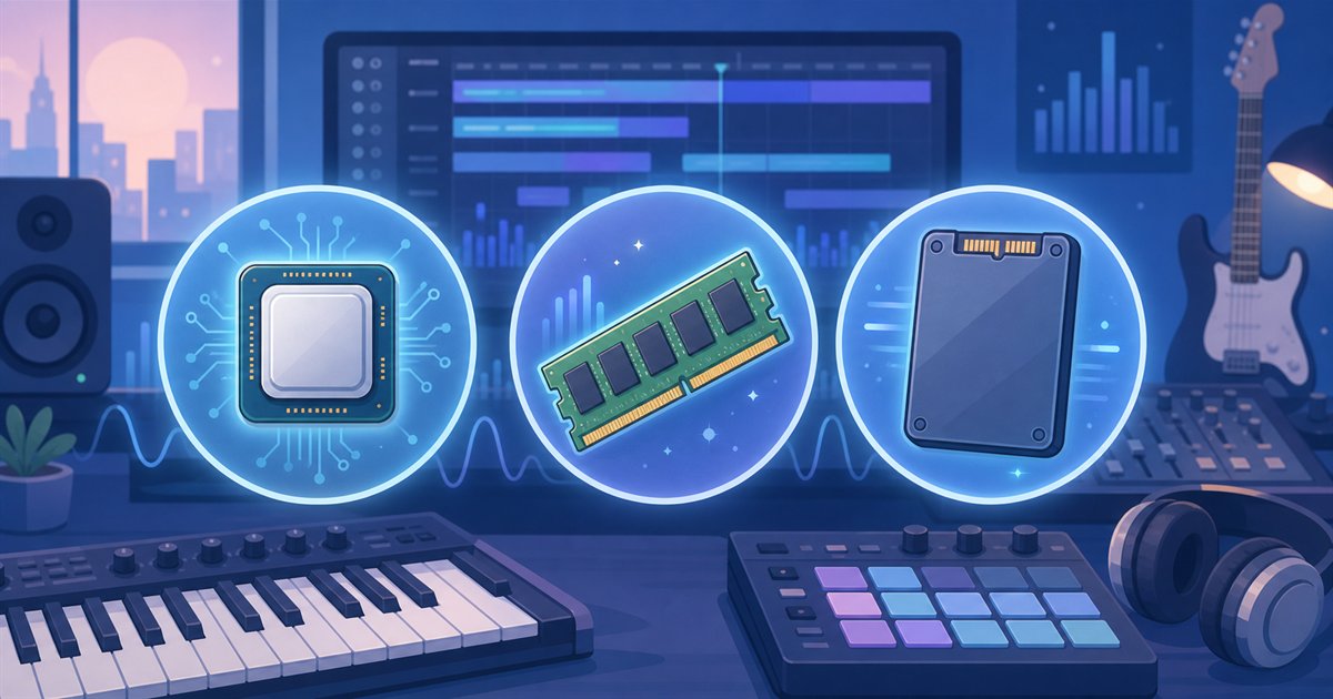 CPU・メモリ・SSDにお金をかけるべきことを示すイメージ