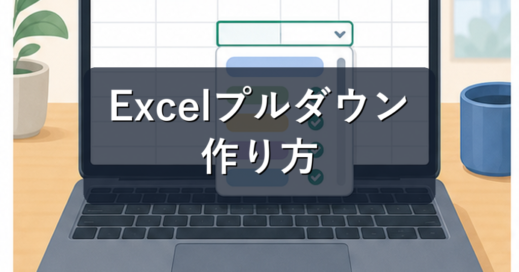 Excelプルダウンの作り方｜選択リスト設定・追加・解除を初心者向けに解説