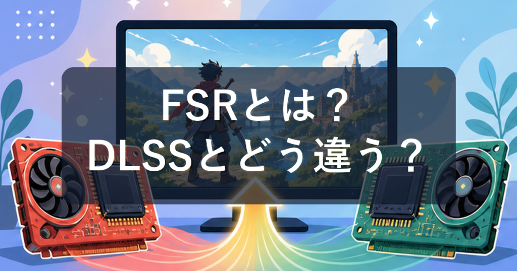 FSRとは？DLSSとの違いとどっちがきれいかを初心者向けに解説