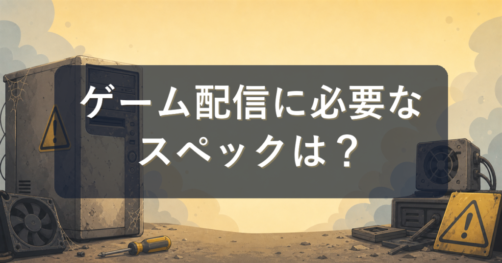 ゲーム配信に必要なPCスペックは？おすすめの配信向けゲーミングPCも紹介