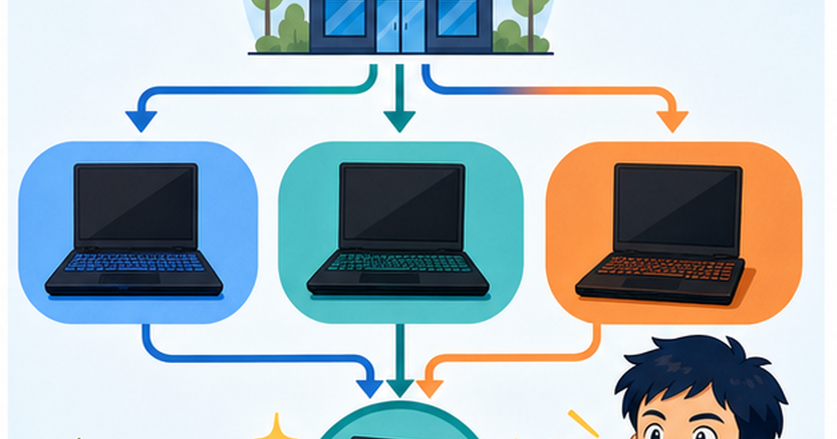 ゲーミングノートPC おすすめの次の判断をするイメージ