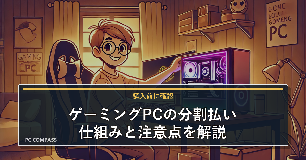 ゲーミングPC分割払いの審査は厳しい？流れ・かかる時間・通らないときの対処法のアイキャッチ画像