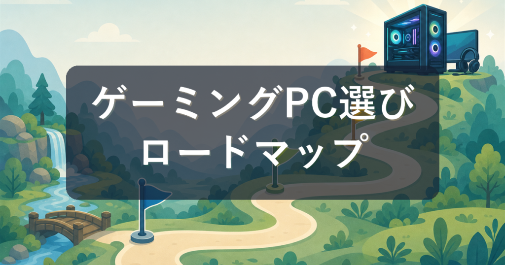 初めてのゲーミングPCの選び方ロードマップ｜この順番で調べれば失敗しない