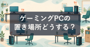 ゲーミングPCの置き場所はどこがいい?熱・ホコリ対策とデスク配置のコツ