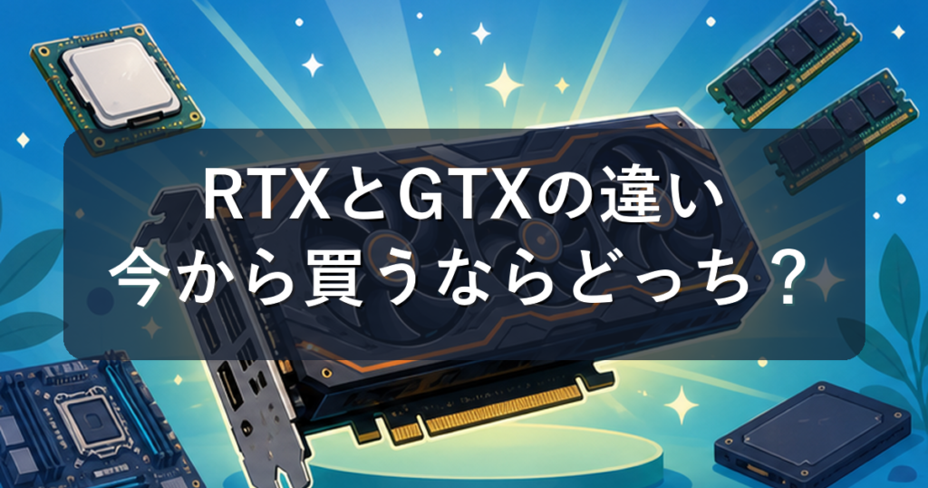 GeForce RTXとは？GTXとの違いを初心者向けにわかりやすく解説
