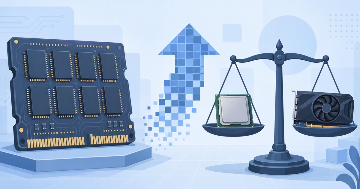 VRAMやDLSS/FSR・CPUバランスなど数字以外の判断軸イメージ
