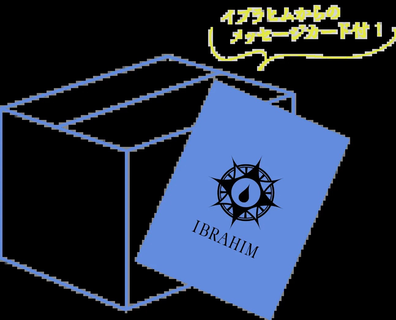 にじさんじデザインのオリジナル梱包箱