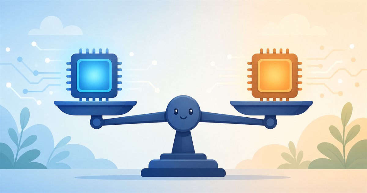 AMDとIntelを同じ価格帯で天秤にかけるイメージ