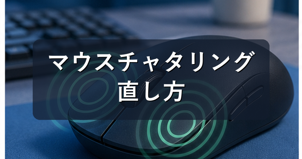 マウスチャタリングの直し方｜クリック連打・ドラッグ途切れを初心者向けに解説