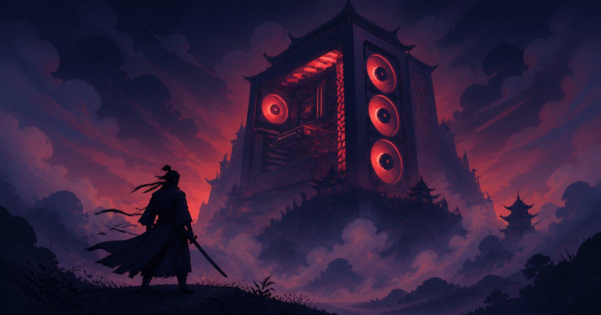『仁王3』が重量級タイトルであることを象徴するイメージイラスト