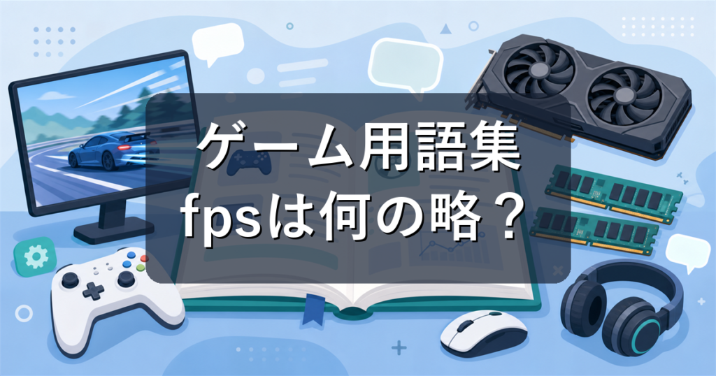 ゲーム用語集｜fpsは何の略？リフレッシュレート・VRAMを一覧で解説