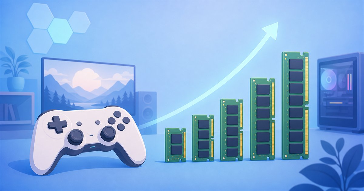 32GB推奨ゲームが増えている状況のイメージ