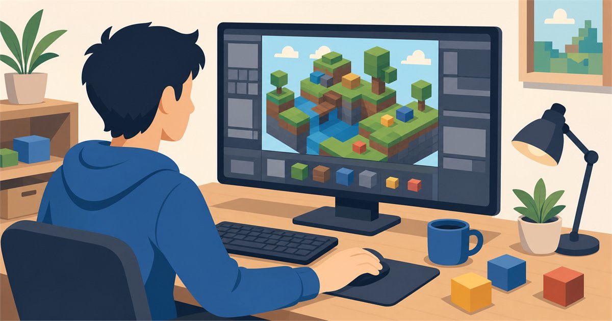 Roblox Studioでゲームを作るイメージ