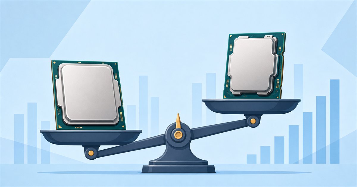 Ryzen 5 4500と他CPUの性能比較イメージ