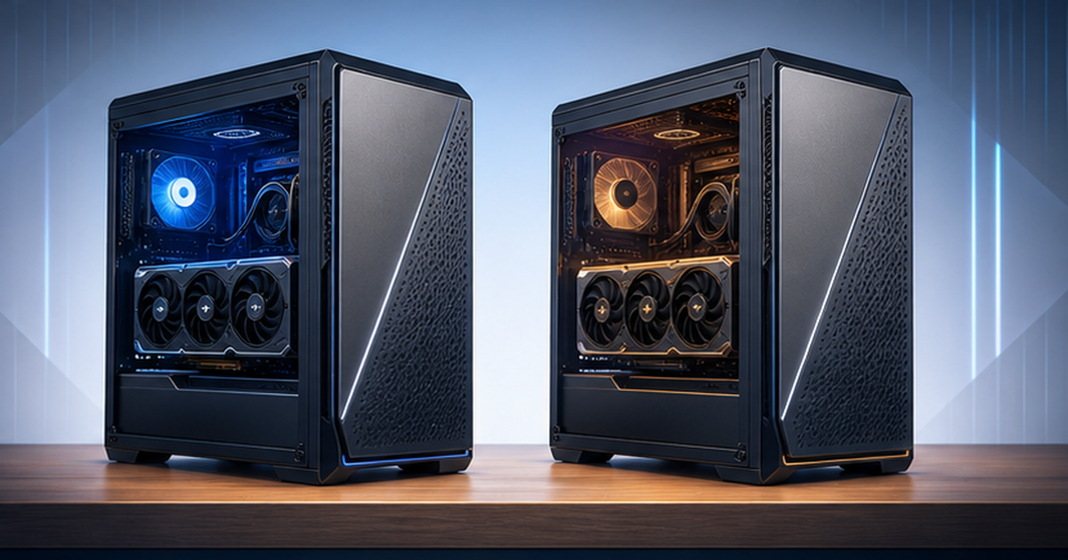 9800X3Dと9950X3D搭載ゲーミングPCを選ぶイメージ