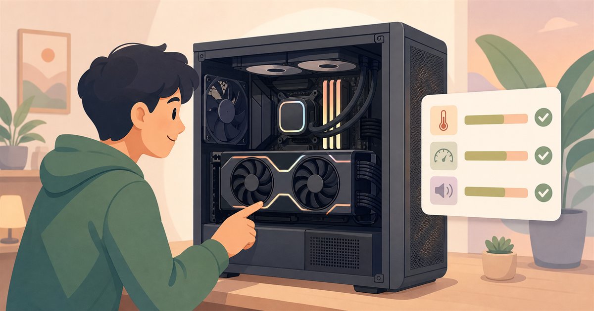 GPUの世代を見て買い替え時かを判定するイメージ
