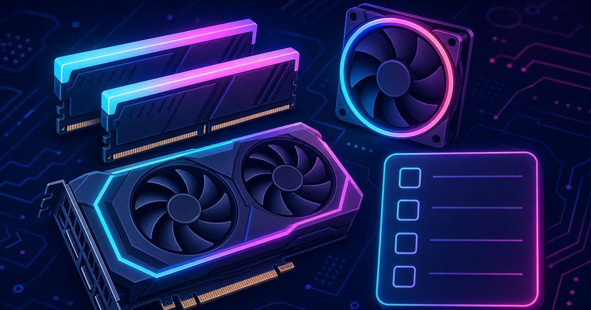 メモリやGPUなど仕事兼用ゲーミングPCで重視するスペックのイメージ