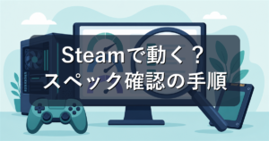 SteamのPCスペック確認方法|動作環境の見方と容量の空け方を解説
