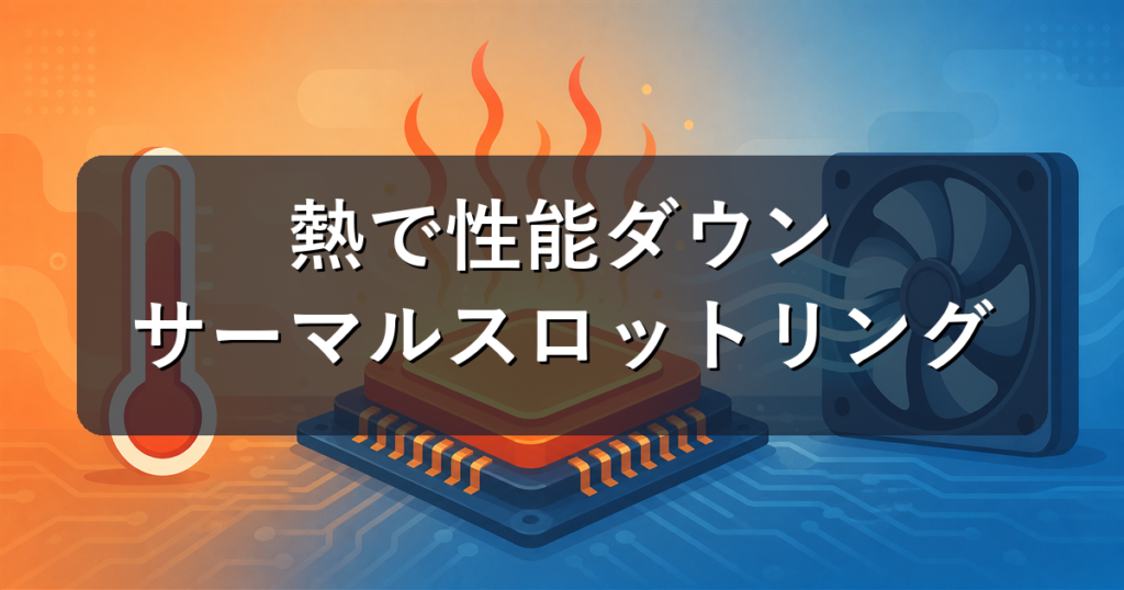 サーマルスロットリングとは？性能が落ちる仕組みと対策を解説