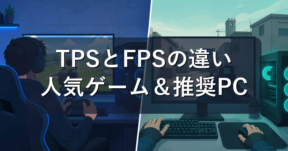 TPSとは?FPSとの違い・人気TPSゲームと必要PCスペックを解説