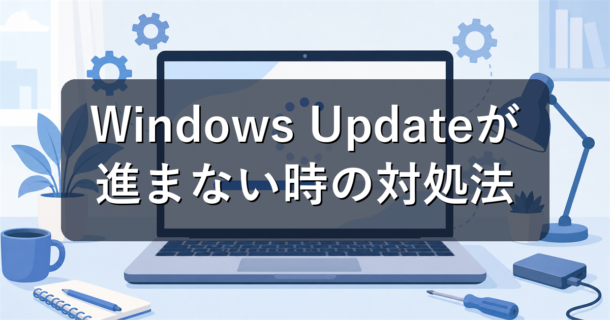 Windows Updateが進まない・ダウンロードが終わらない時の対処法
