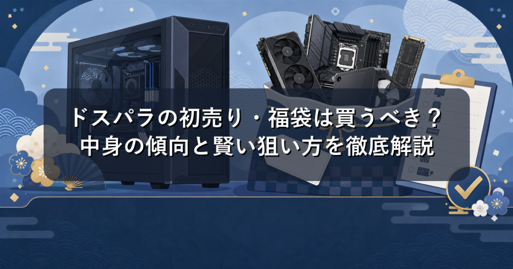 ドスパラの初売り・福袋は買うべき？中身の傾向と賢い狙い方を徹底解説