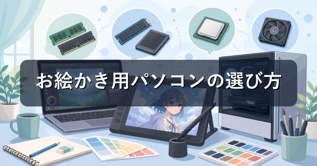 お絵かき用パソコンの選び方｜趣味からはじめる人向けの予算とスペックを解説