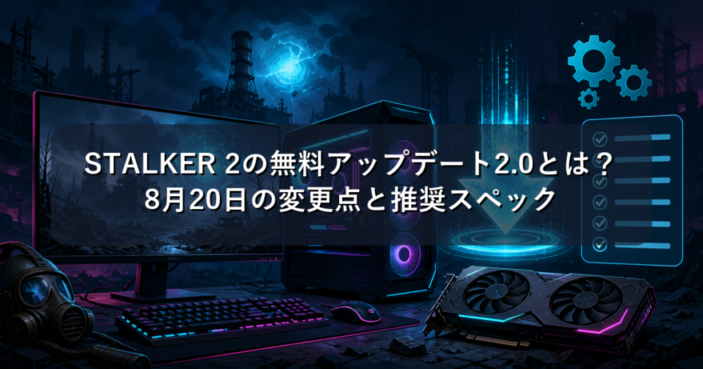 STALKER 2の無料アップデート2.0とは？8月20日の変更点と推奨スペック