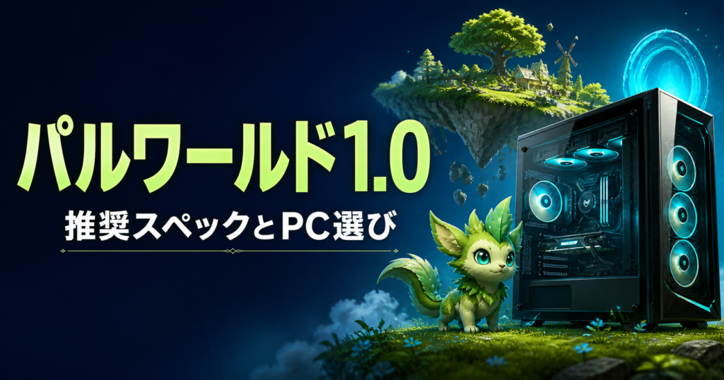 パルワールド1.0。推奨スペックとPC選び