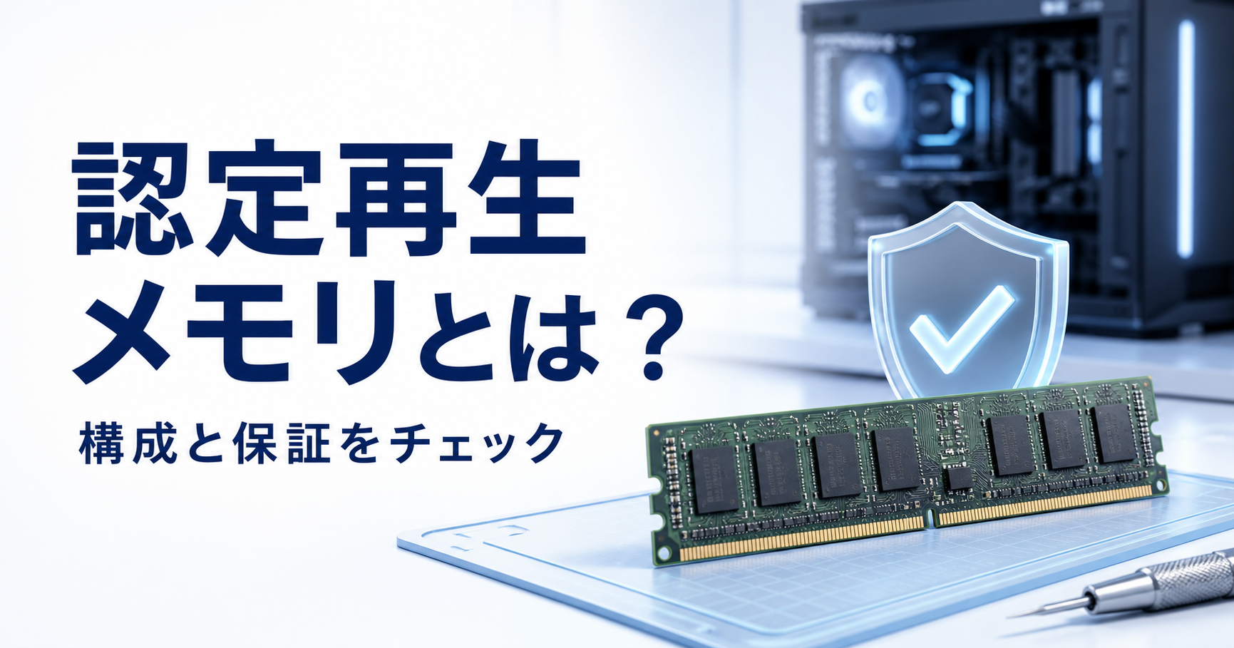 認定再生メモリとは？。構成と保証をチェック