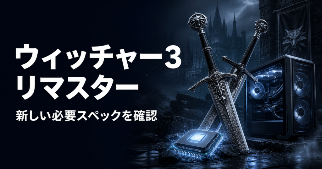 ウィッチャー3 リマスター。新しい必要スペックを確認