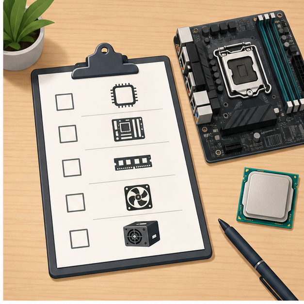 IntelとAMD Ryzenの判断ポイントを整理したイメージ