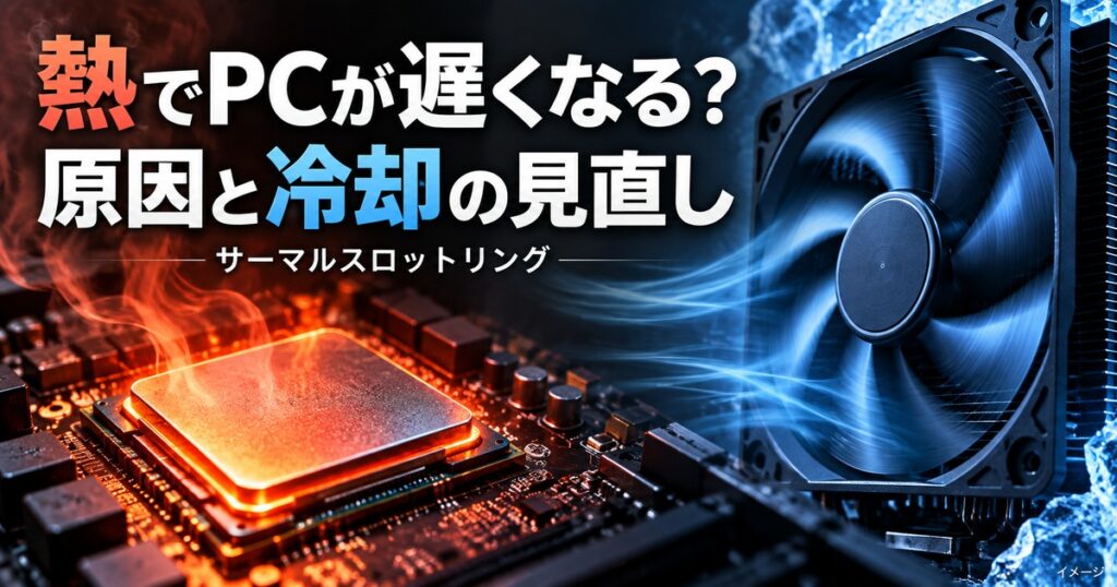 サーマルスロットリングとは？性能が落ちる仕組みと対策を解説の記事用イメージ