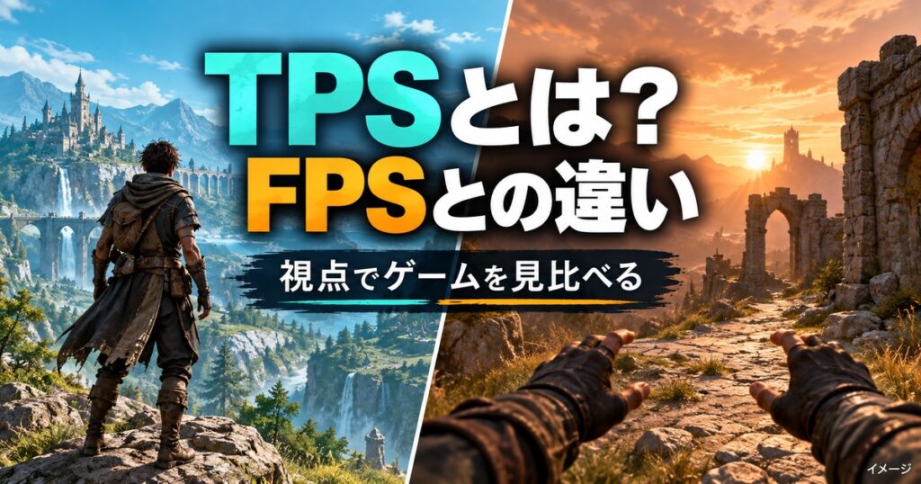 TPSとは？FPSとの違い・人気TPSゲームと必要PCスペックを解説の記事用イメージ