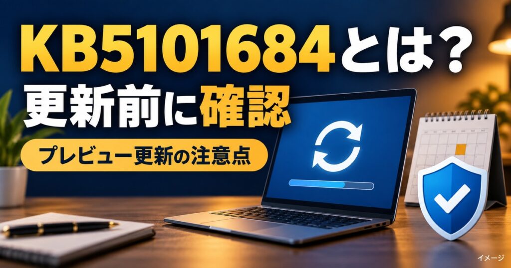 KB5101684とは？Windows11プレビュー更新の新機能と注意点の記事用イメージ