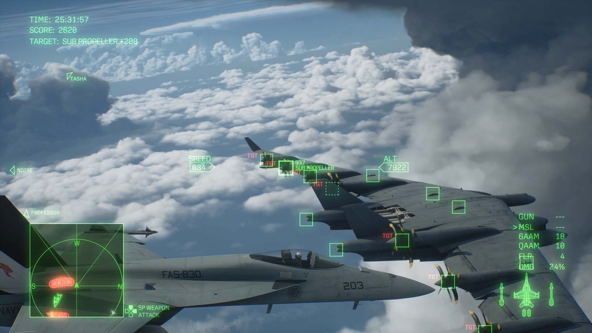 エースコンバット8のSteam公式スクリーンショット(空中戦の場面)