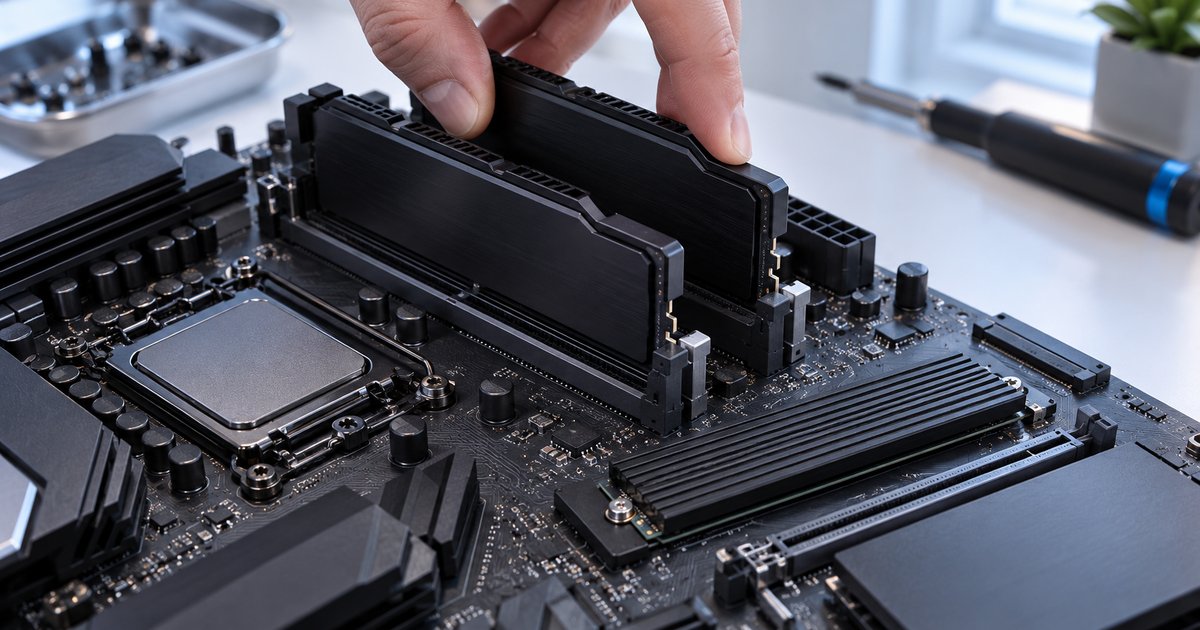 AION2用PCでカスタマイズするメモリとSSDのイメージ図