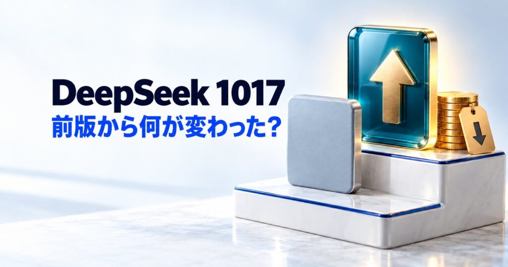 DeepSeek 1017とは？V4.1 Flashとの違い・料金・使い方を解説