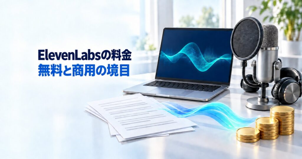 ElevenLabsとは？料金・無料範囲・商用利用と日本語の使い方【v4対応】