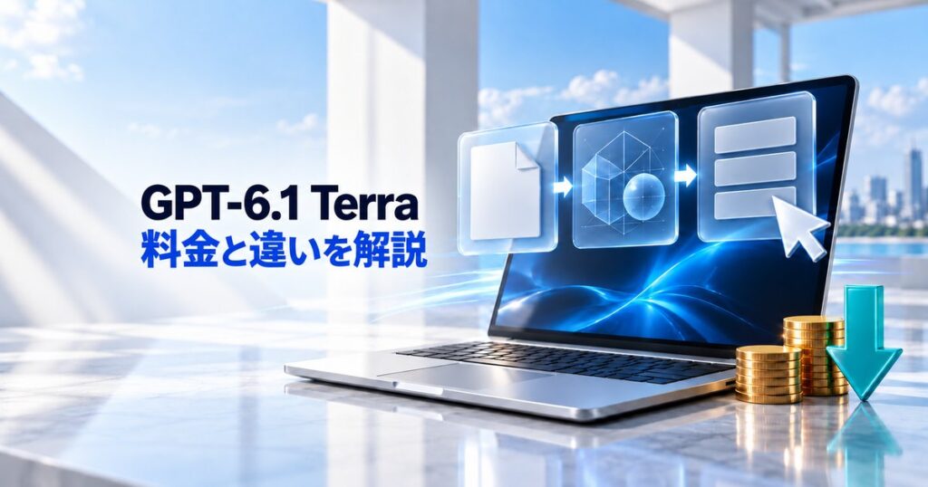 GPT-6.1 Terraとは？料金・Solとの違い・使えるプランを解説