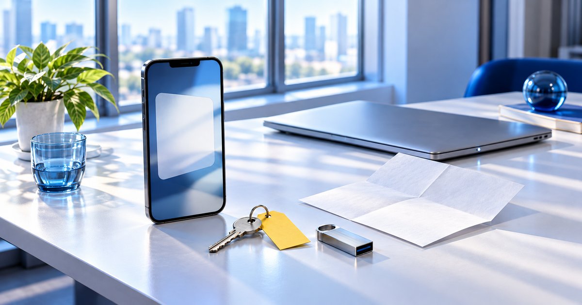 「自動修復を準備しています」が出たら別の端末でBitLocker回復キーを確かめるイメージ図