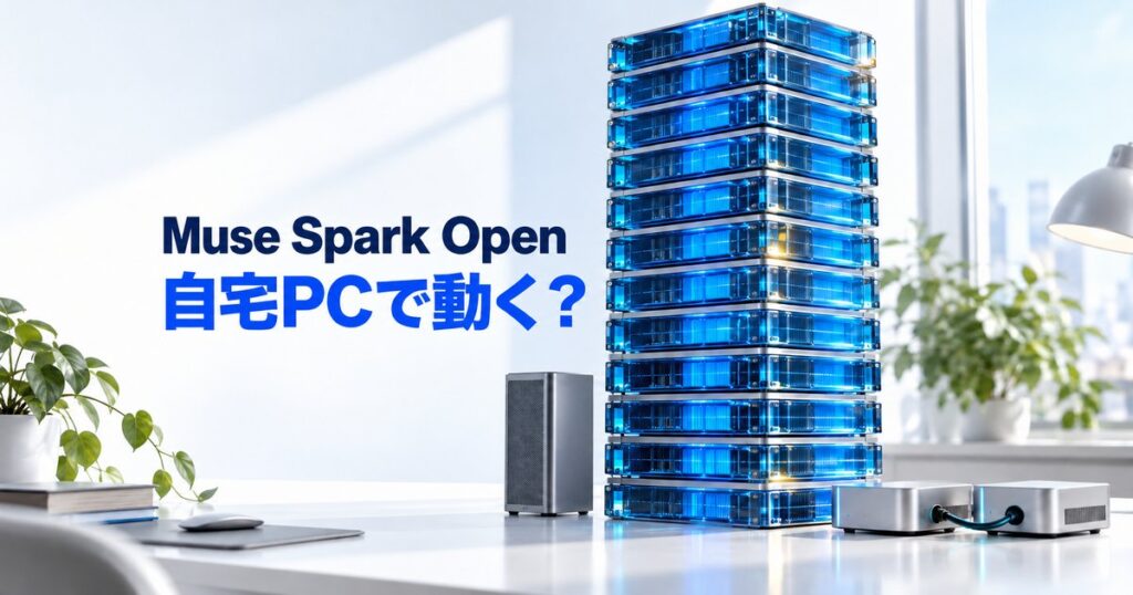 Muse Spark Openとは？自宅PCで動く？必要メモリと料金を解説