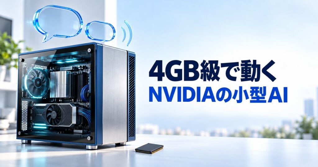 Nemotron 3.5 Bolt E4Bとは？4GBで動く？日本語・必要PC