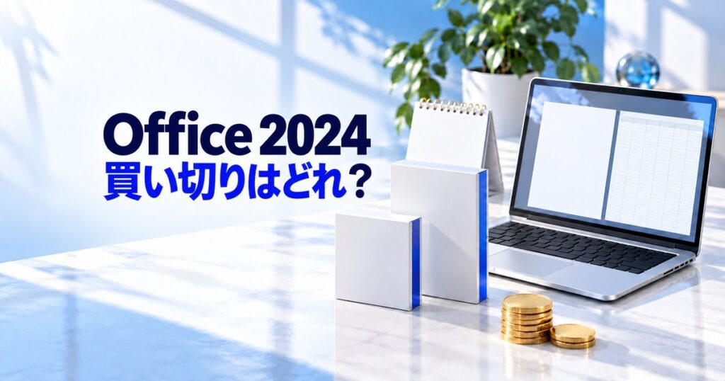Office 2024買い切りはどれ？Homeと365の価格・台数の違いを比較