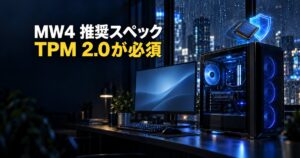 MW4の推奨スペックは?グラボ・SSD・TPM 2.0の要件と確認方法