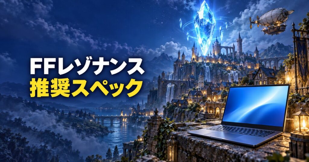 FFレゾナンスの推奨スペックは？GTX 1650級・Windows 11のみ