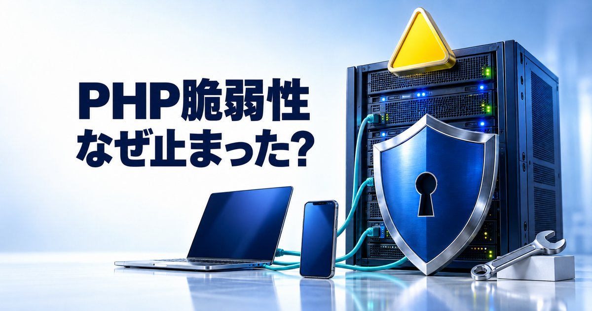PHP脆弱性の影響は?サービス停止の理由と利用者・サイト運営者の対応